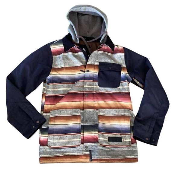 Burton Dunmore Snowboard Ski Outdoor Jacket Men’s Medium Hooded - Picture 1 of 9